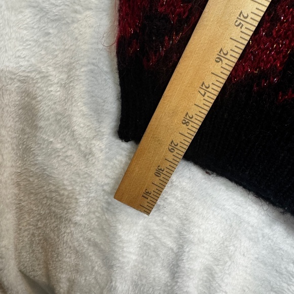 Alison H Cardigan Sweater Womens Size Small Multicolor Mohair Wool Grandmacore - Picture 7 of 8